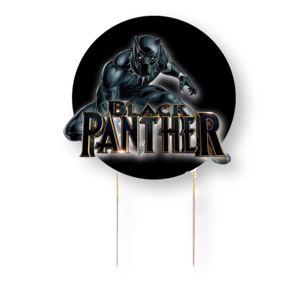 3-D Black Panther Cake - Between The Pages Blog