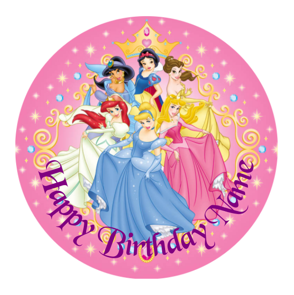 Disney Princess Cake Toppers Cinderella Cupcake Toppers Printable Download